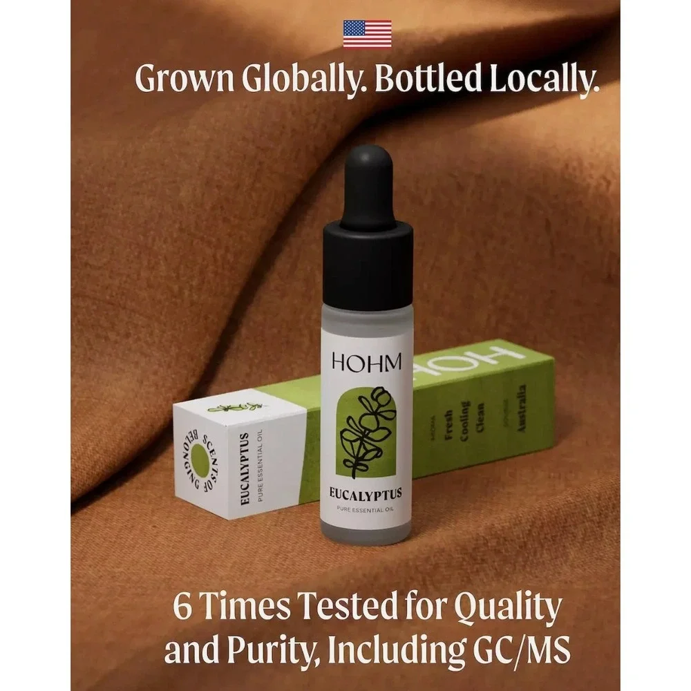 Hohm‎ Eucalyptus Essential Diffuser Oil Blend Natural Pure Relax 15 ml GMO Free
